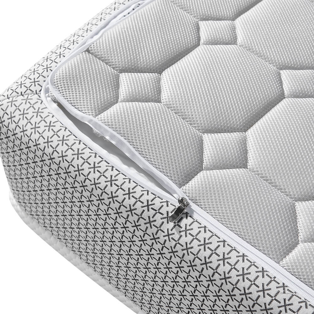 memory foam mattress with removable soft cover