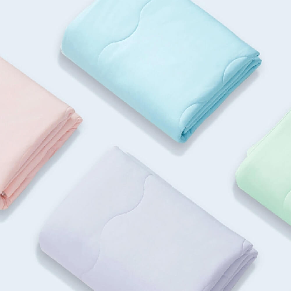 Coolux-IFOAM™ Washable Foam Duvet, Lightweight Summer Cooling Quilt Skin Friendly, Soft Double Side Cold Blanket Hypo-Allergenic for Hot Sleepers, Night Sweats, Menopause Hot Flash
