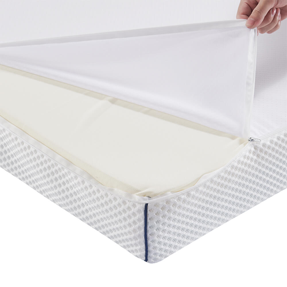 trifolding mattress with removeable cover