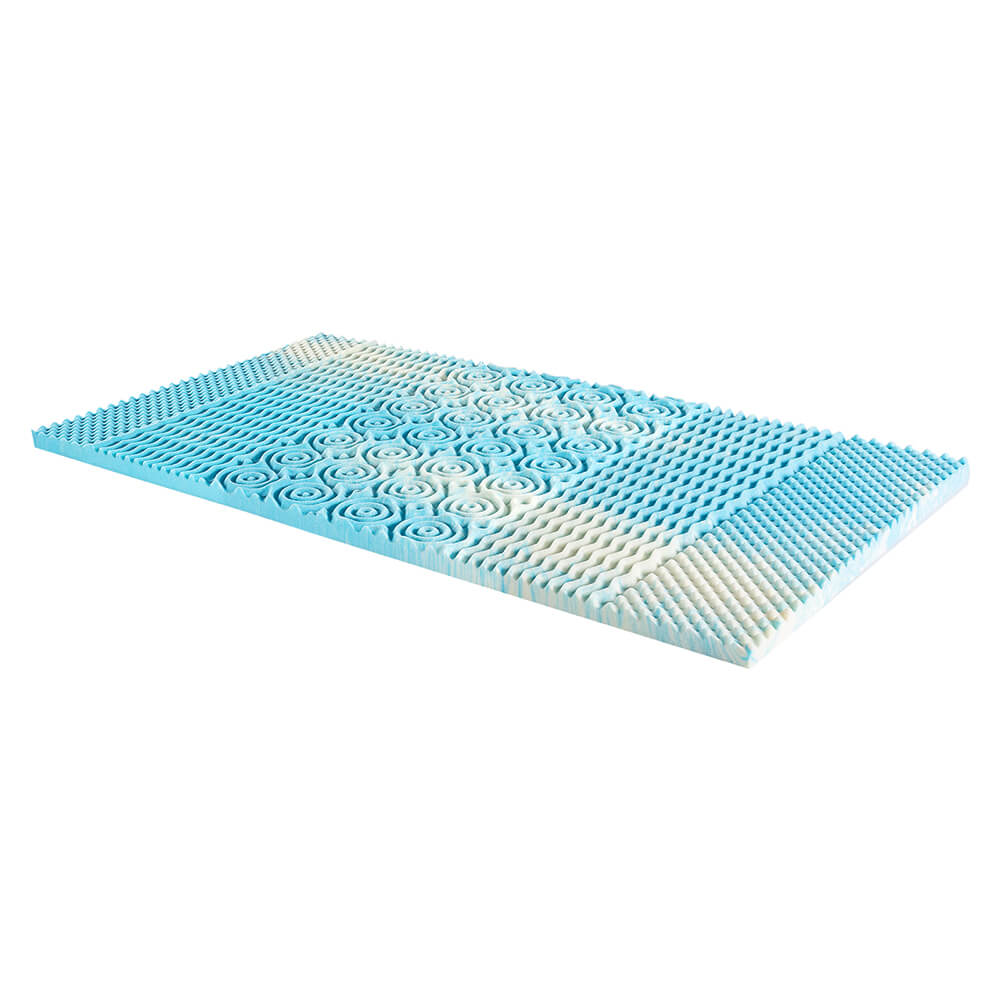 5 zone memory foam mattress topper gel infusion