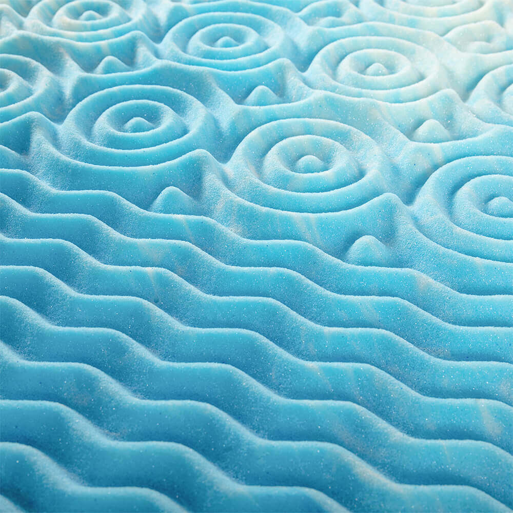 foam mattress topper with airflow design