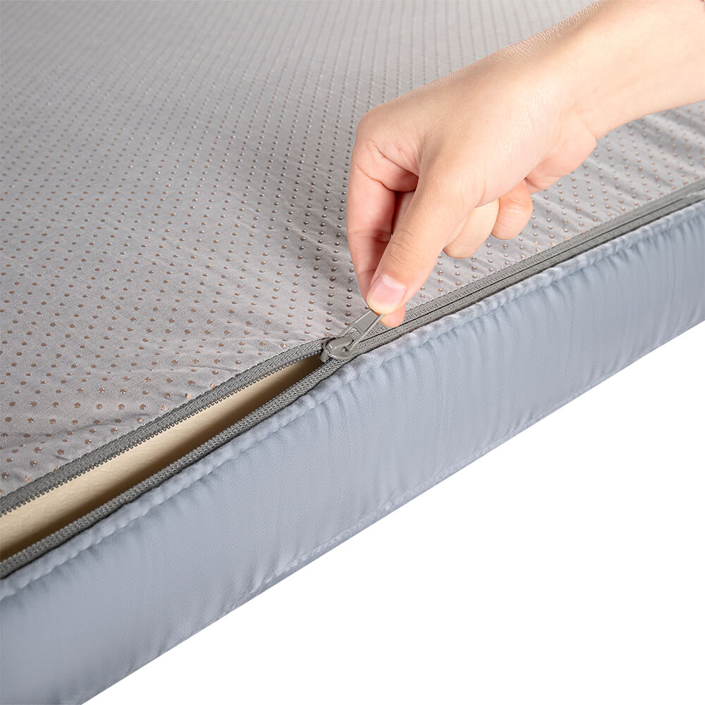 plush foam mattress pad with removeable cover