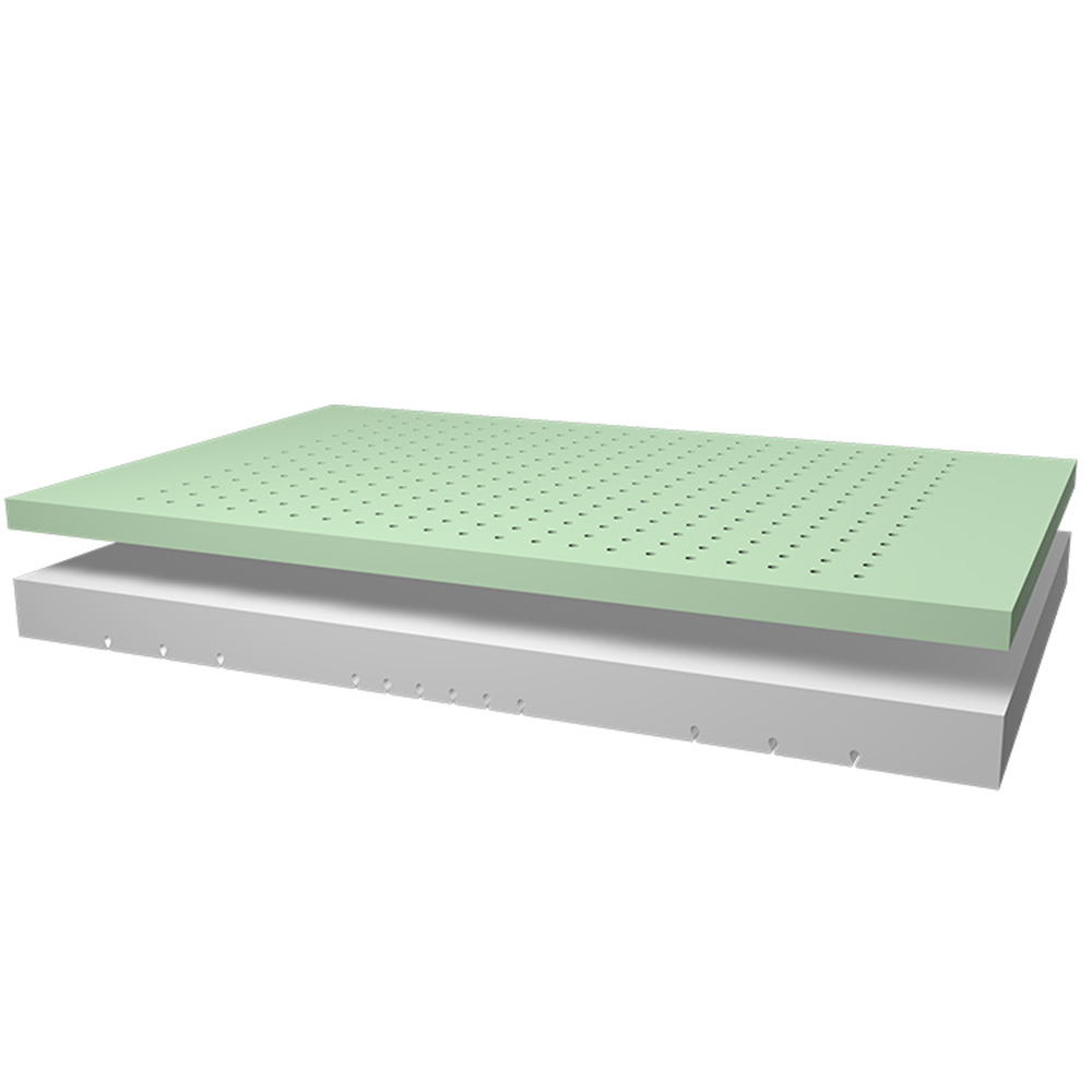 2 layer foam toddlers bed pad with washable cover