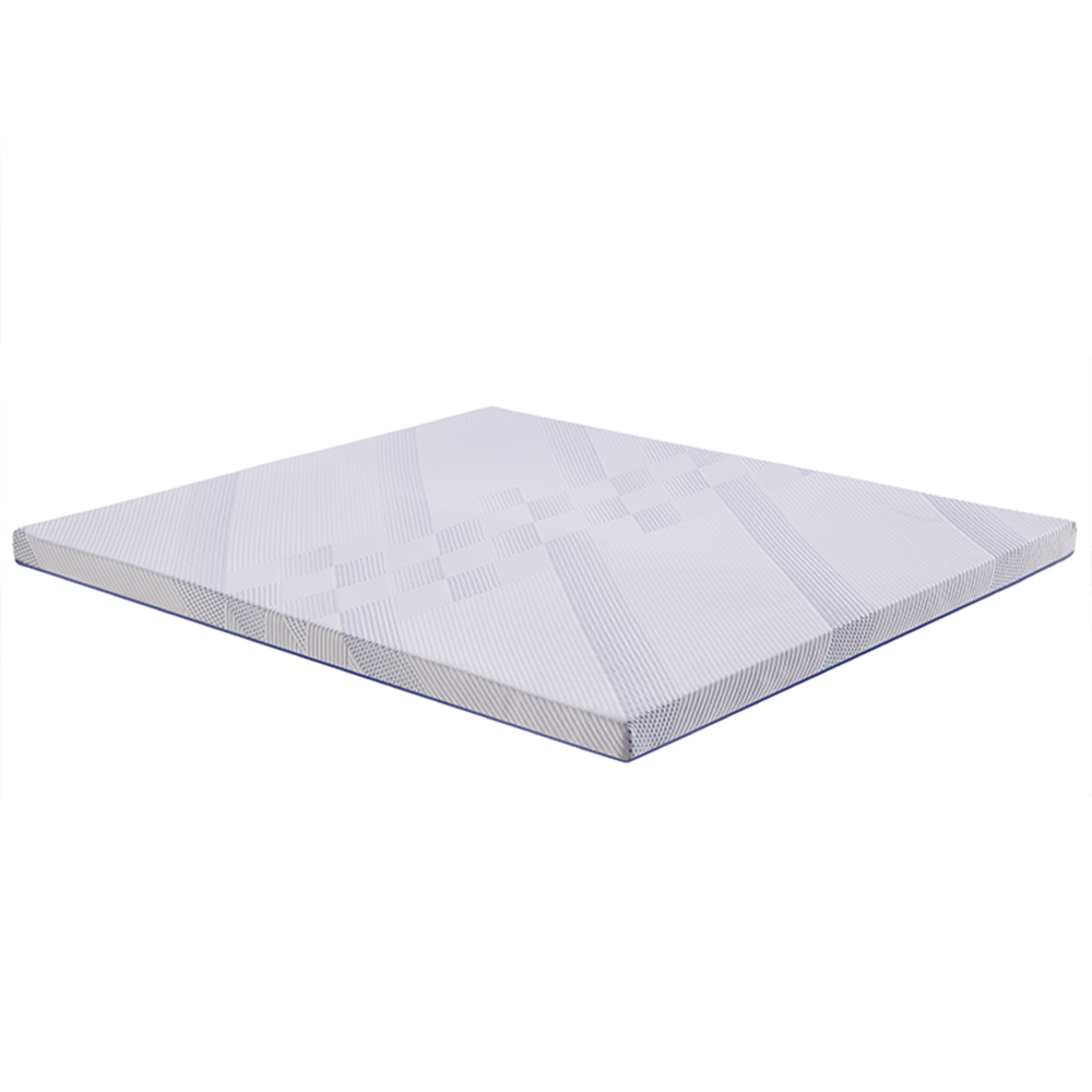 3 inch Premium Soft Memory Foam Mattress Topper, Bio-based Mattress Pad Cover for Back Pain, High Density Breathable Bed Topper with Removable Printed Knitted Cover