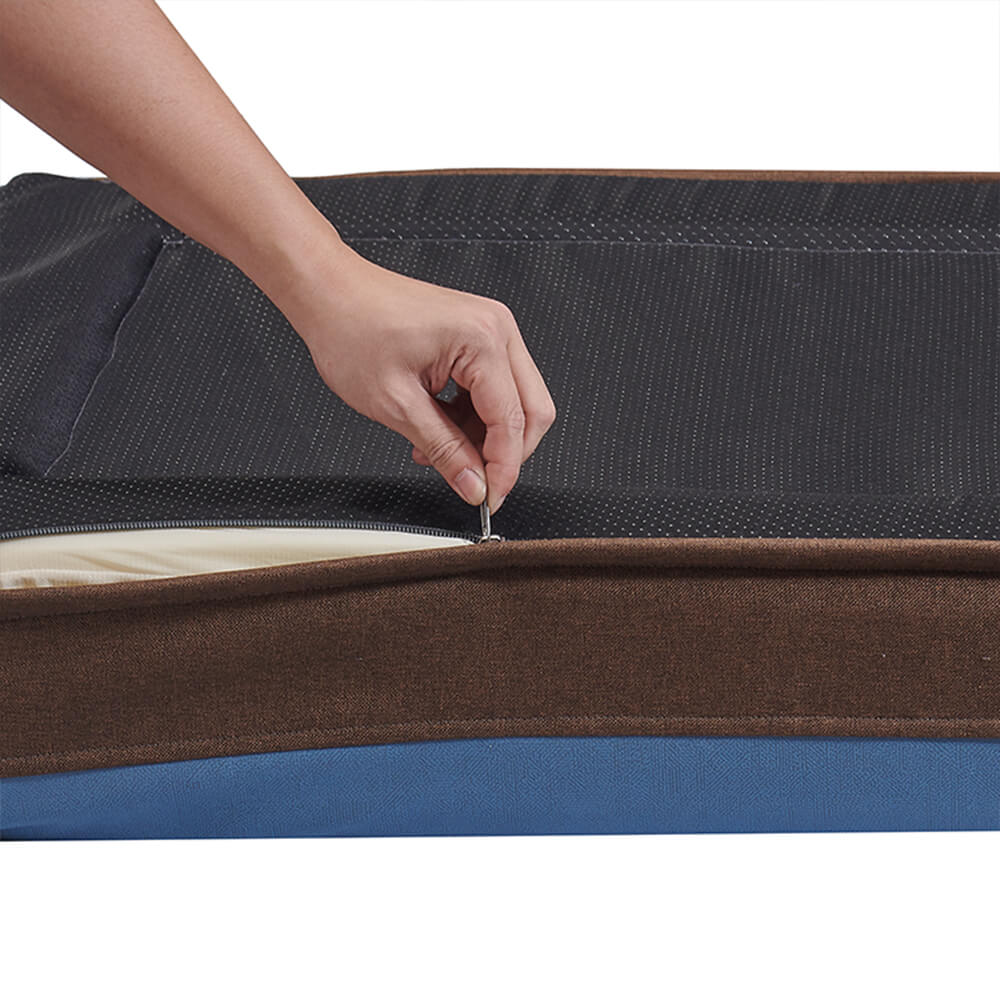 foam pet bed with removable cover