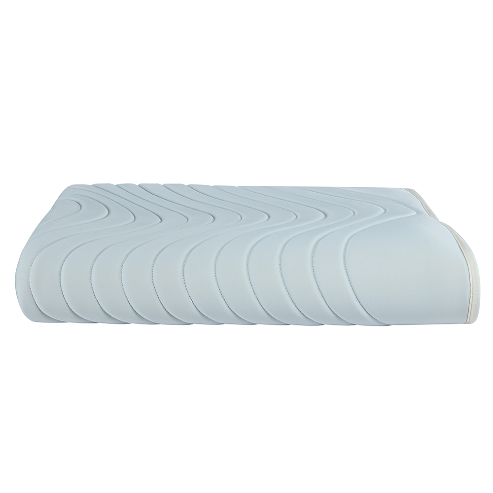 Cooling Memory Foam Mattress Pad for Summer, Premium Zoned Quilted Fitted Mattress Topper, Elastic Mattress Protector Bed Cover, Hypoallergenic and Washable