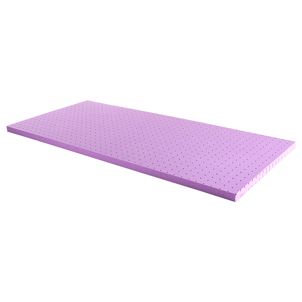 Ventilated Memory Foam Mattress Topper for Pressure Relief, Breathable Ultra Soft Mattress Protector, CertiPUR-US Certified